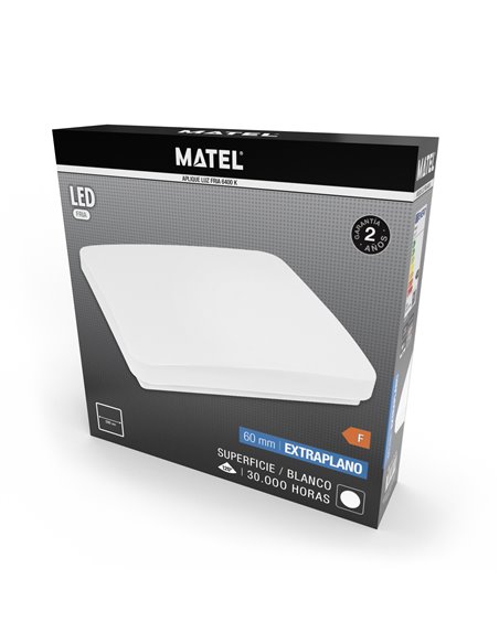 Aplique Led Cuadrado Extraplano 32w F