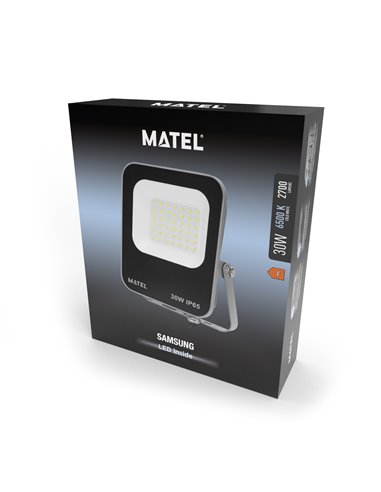 Proyector led aluminio matel chip samsung 30w fría