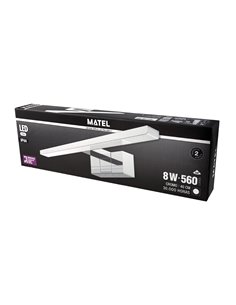 Aplique Led Espejo Crom 40cm Ip44 8w Fri 2