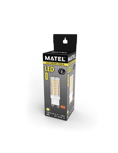 g9 matel alumínio pc lâmpada led 10W 2700K