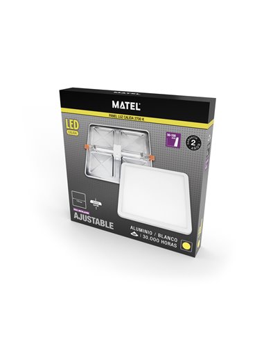 Downlight Led Ajustable Cua Blanco 20w C
