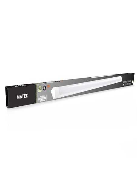 Pantalla led aluminio plana matel 45w 150cm neutra