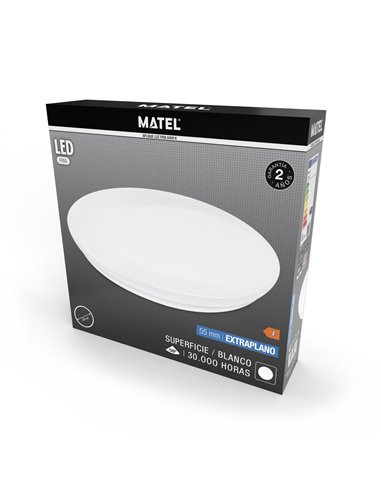 Aplique Led Redondo Extraplano 18w F