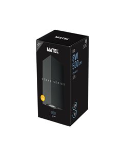 Aplique Led Luxe Cuboid Gris Ip54 8w F 2
