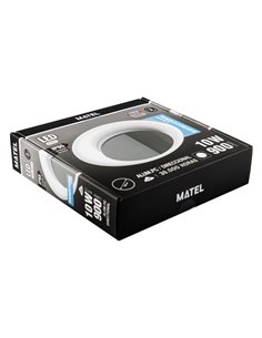 Aplique led matel bidireccional ip65 redondo 10w fría 2