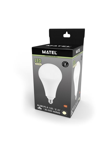 Lâmpada LED padrão matel E27 30W 4200K