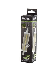 Lâmpada LED linear Matel 118mm R7S 16W 4200K 2