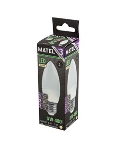 Lâmpada LED vela Matel 5W E27 4200K (3 intensidades) 2