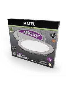 Downlight Led Corte 185mm Gris 18w Neu 2