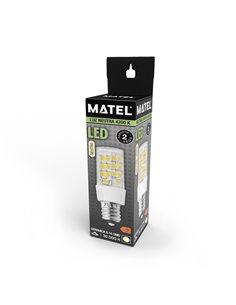 Bombilla led tubular matel e14 6w neutra 2