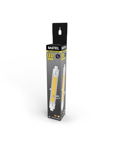 Bomb Led Lineal Cob 14x118mm 10w Calida