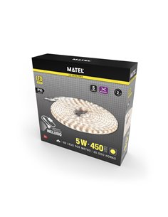 Fita LED Matel 230v IP65 smd3528 5mts 2700K 2