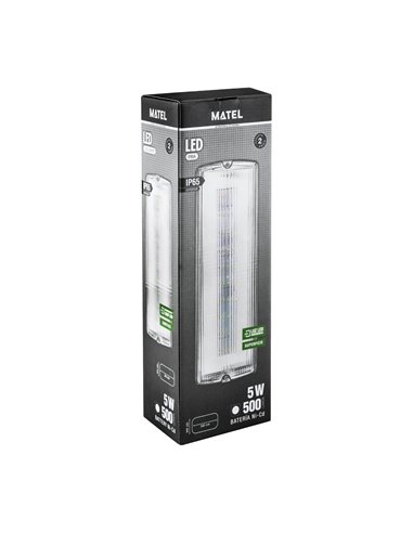 Luz Emergencia Led 3w 200lm Ip-65 34cm