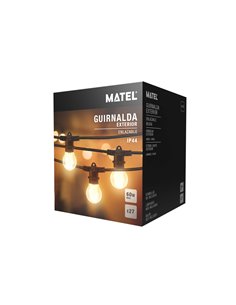 Guirnalda Enlazable Ip44 E27 5mt-10port 2