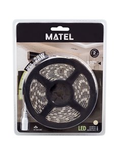 Tira led matel 12v 3 metros ip65 28w neutra 2