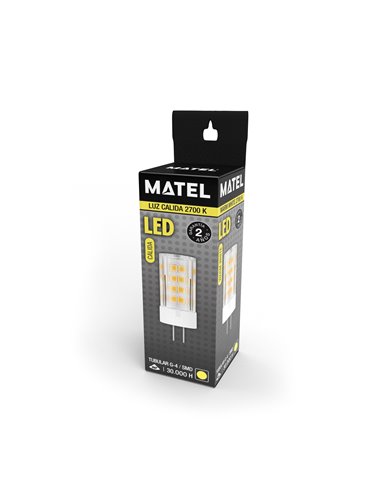 g4 matel alumínio pc lâmpada led 12v 4W 2700K