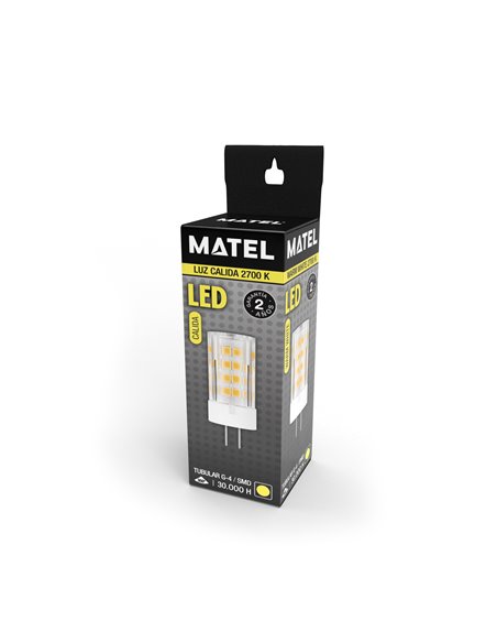 g4 matel alumínio pc lâmpada led 12v 4W 2700K