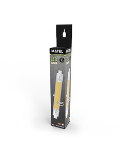 Lâmpada led matel linear cob 16x118mm 12W 4200K 2