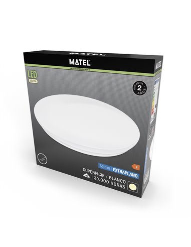 Aplique Led Redondo Extraplano 32w N