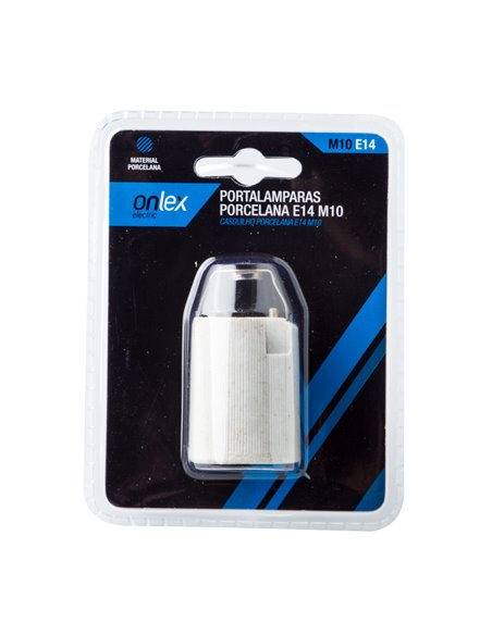 Bl Portalamparas Onlex E-14 Porcel M10