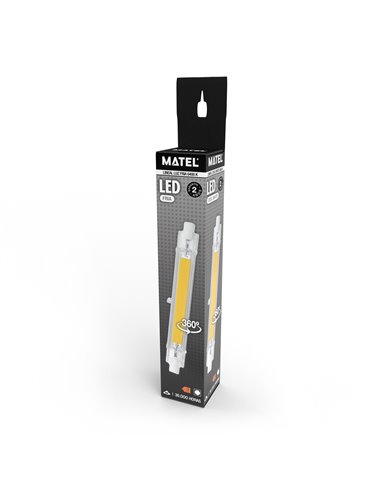 Bomb Led Lineal Cob 16x118mm 12w Fria