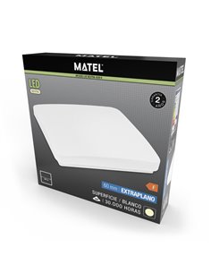 Aplique Led Cuadrado Extraplano 18w N 2