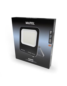 Proyector led aluminio matel chip samsung 200w fría 2