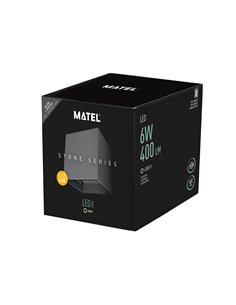 Aplique Led Luxe Cubo Gris Ip54 6w N 2