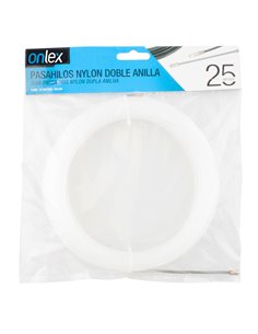 Pasahilos nylon doble anilla onlex 25m 2