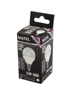 Bomb Led Esferica 3 Intensid E14 5w Fri 2