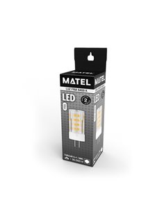 Bombilla led g4 matel aluminio pc 12v 5w fría 2