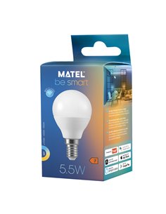 Bomb Led Smart Wifi Esferic E14 5,5w Cct 2