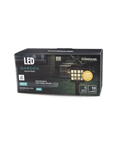 Lanterna solar Korpass 1W LED (2 unidades) 6400K 2