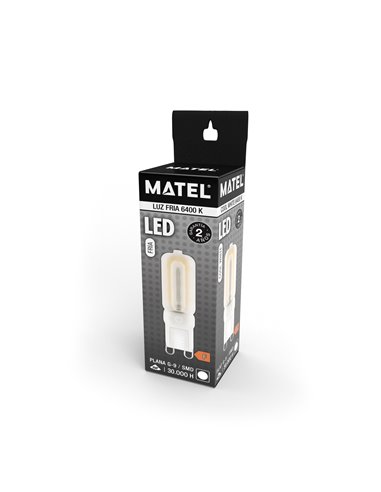Bomb Led G9 230V 5w Plana Fria