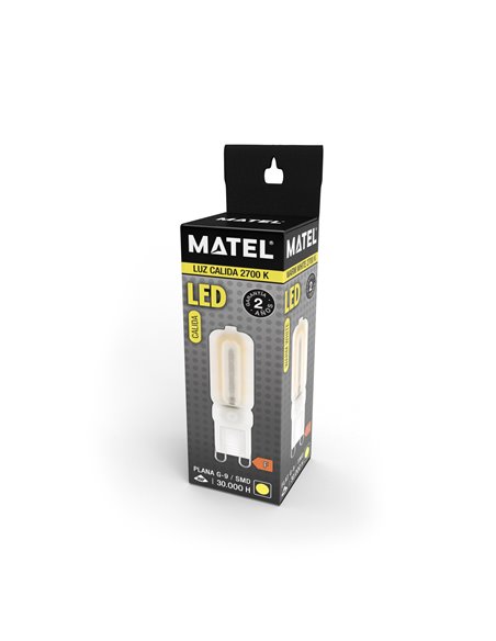 Bomb Led G9 230V 7w Plana Calida