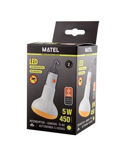 Bomb Led Usb Recargable 5w Mosquito 2