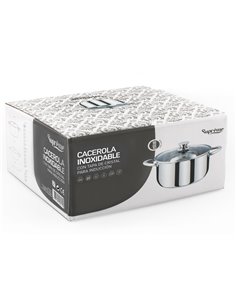 Panela suprema de aço inoxidável 18cm 2