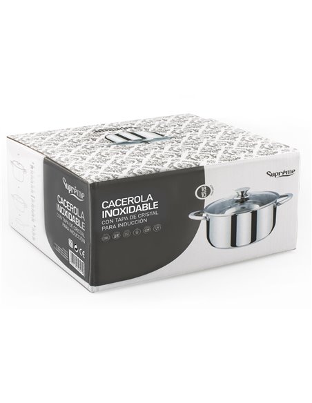 Cacerola Inox Supreme 18