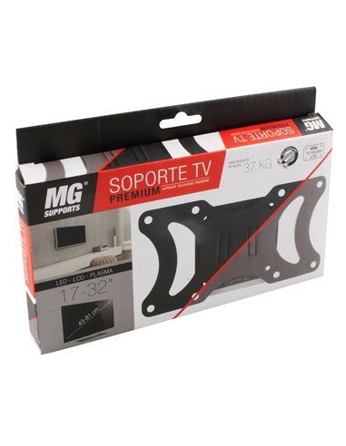 Soporte TV-Lcd Plano 37kg 17"-32" Negro