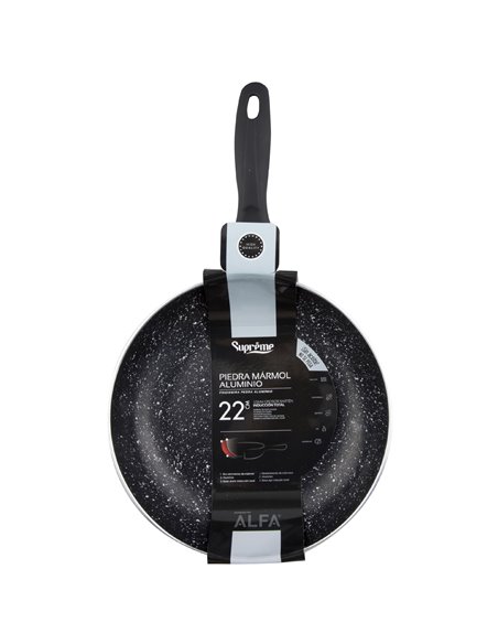 Frigideira de indução de pedra suprema 18cm