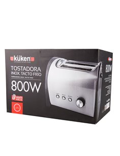 Tostadora Inox 2pc 800 W Kuken 2