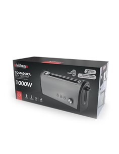 Tostadora inox grande 1000w küken 2