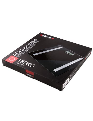 Báscula baño digital grasa corporal 180kg küken