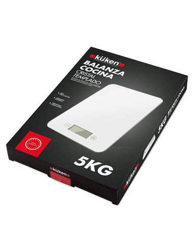 Balanza Cocina Cristal Templa Kuken 5kg