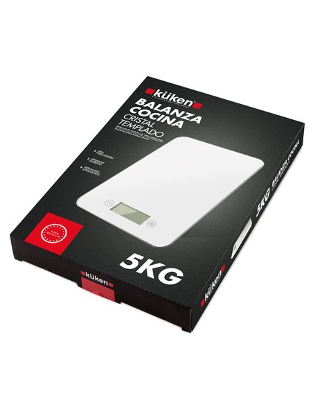 Balanza Cocina Cristal Templa Kuken 5kg