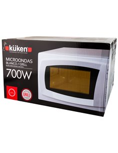 Microondas Kuken 700w 20l Blanco Grill 2
