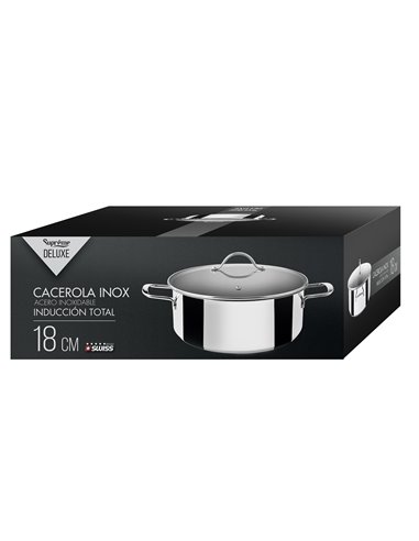 Panela de aço inoxidável Supreme Deluxe 26cm