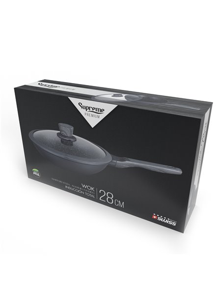 Wok Al Fund Piedra Premium 28 Cm