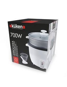 Cocedor Arroz Kuken Acc Vapor 1 8l 700w 2