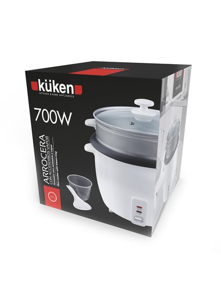 Cocedor Arroz Kuken Acc Vapor 1 8l 700w